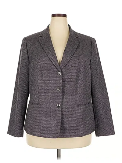 Pre-owned Tahari By Asl Blazer Jacket In Gray