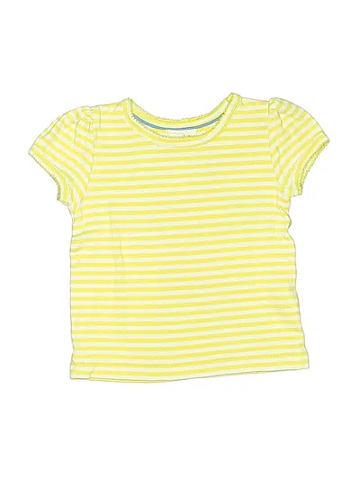 Pre-owned Mini Boden Kids' Short Sleeve T-shirt In Yellow