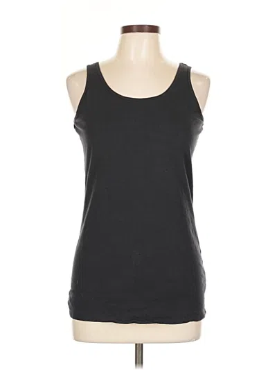 Pre-owned Duluth Trading Co. Tank Top Black Halter Neckline Tops