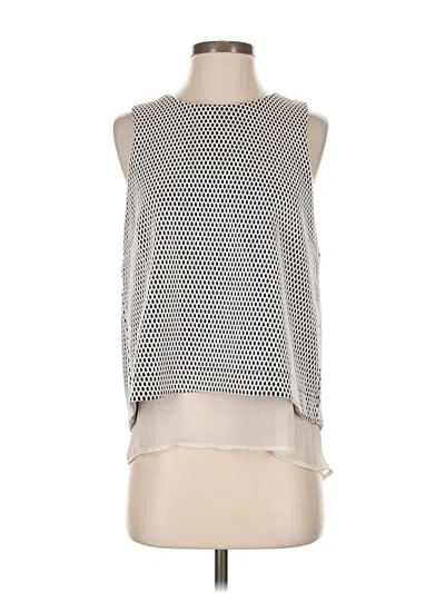 Pre-owned Banana Republic Sleeveless Blouse In Silver