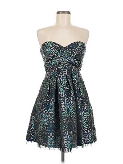 Pre-owned Bcbgmaxazria Cocktail Dress In Blue