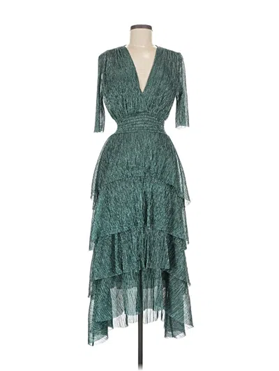Pre-owned Maje Cocktail Dress In Green