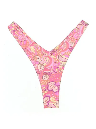 Pre-owned Kulani Kinis Swimsuit Bottoms In Pink