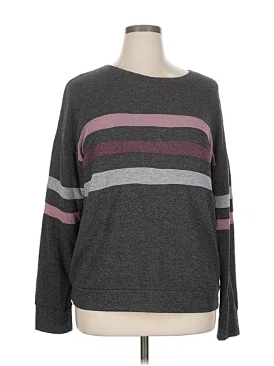Pre-owned Nine Britton Long Sleeve T-shirt In Gray