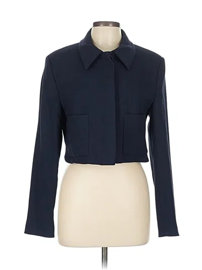 Pre-owned Zara Jacket In Blue