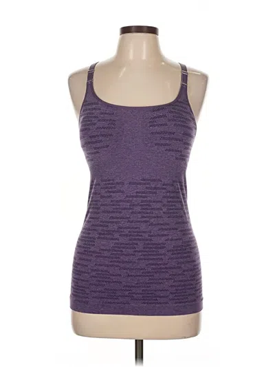 Pre-owned Eastern Mountain Sports Tank Top Purple Halter Neckline Tops