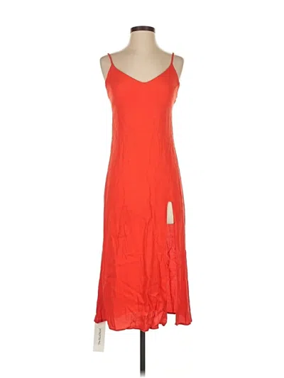 Pre-owned Reformation Casual Dress In Orange