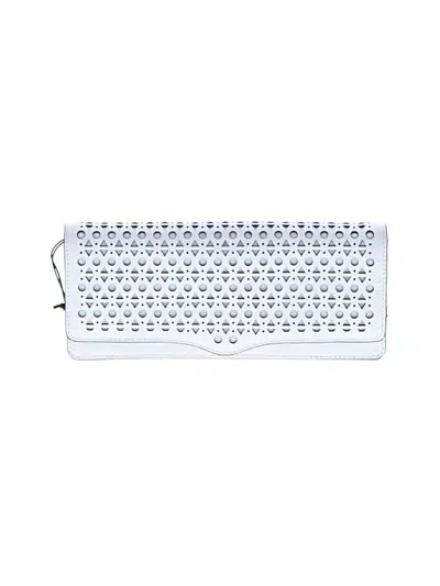 Pre-owned Rebecca Minkoff Leather Clutch In White