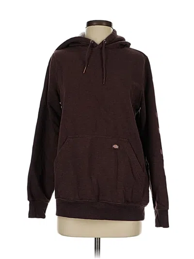 Pre-owned Dickies Pullover Hoodie In Brown