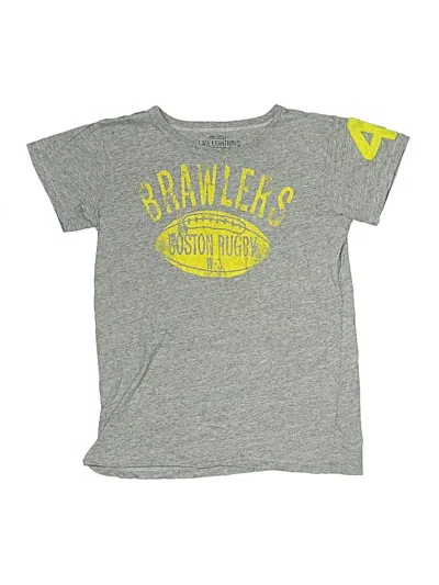 Pre-owned Crewcuts Kids' Short Sleeve T-shirt In Gray