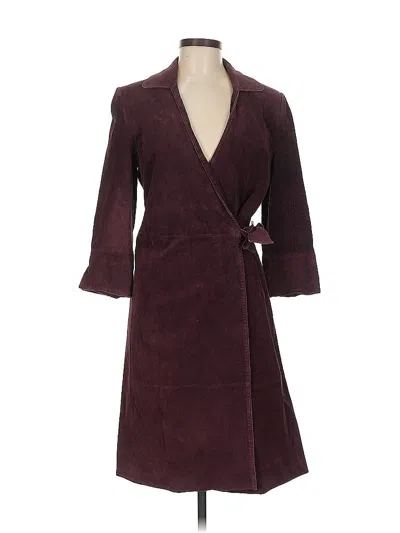 Pre-owned Bernardo Coat In Burgundy