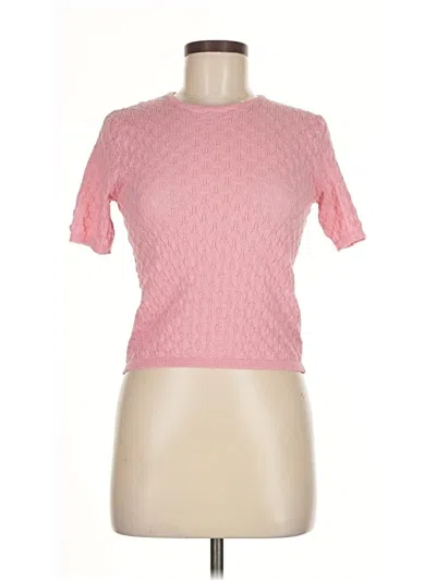 Pre-owned Zara Cardigan Sweater In Pink