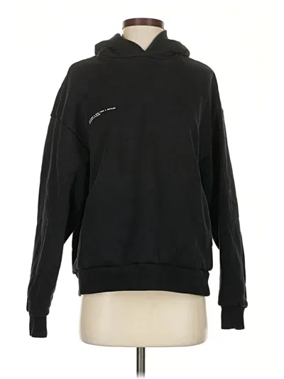 Pre-owned Pangaia Pullover Hoodie In Black
