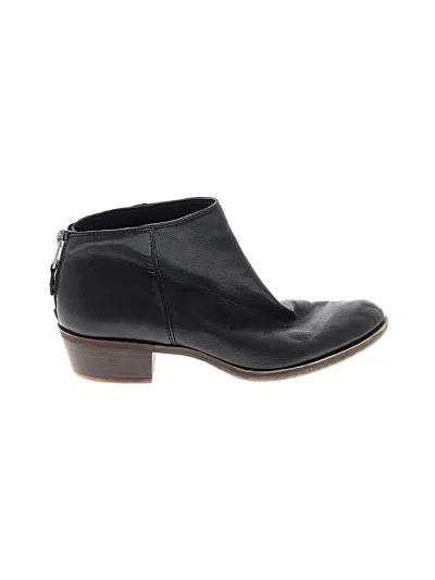Pre-owned Lucky Brand Ankle Boots In Black