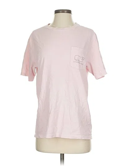 Pre-owned Vineyard Vines Short Sleeve T-shirt In Pink