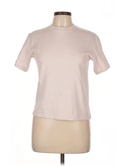 Pre-owned Uniqlo Short Sleeve Turtleneck In Brown