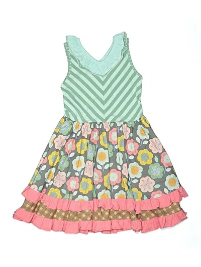 Pre-owned Matilda Jane Kids' Dress In Green