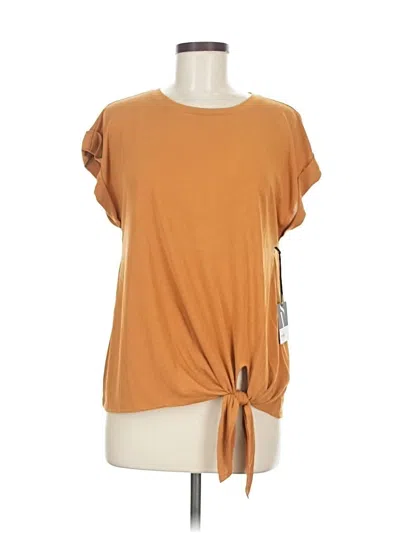 Simply Vera Vera Wang Short Sleeve T-shirt In Orange