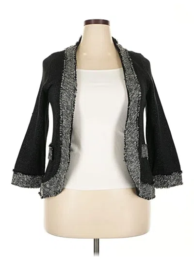 Pre-owned Peter Nygard Cardigan Sweater In Black