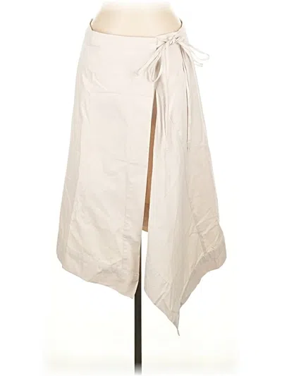 Pre-owned Zara Casual Skirt In White