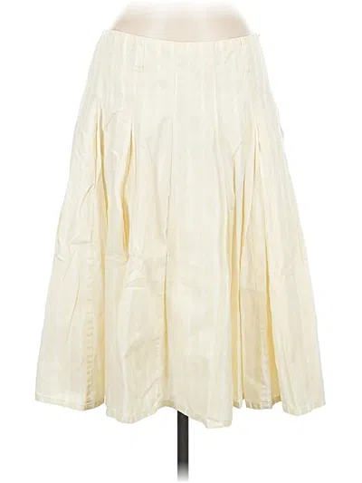 Pre-owned Express Casual Skirt In White