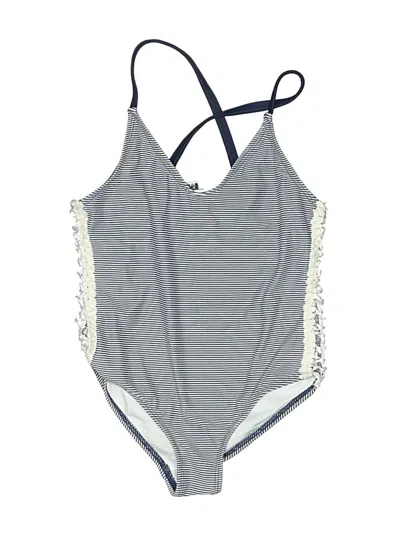 Pre-owned Dippin' Daisy's Swimwear Kids' One Piece Swimsuit In Gray
