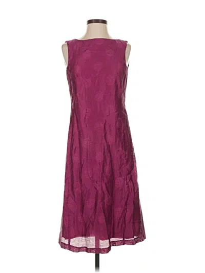 Pre-owned Laura Ashley Cocktail Dress In Burgundy