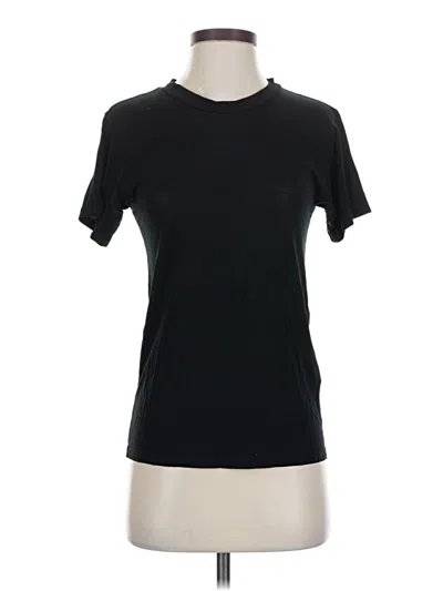 Pre-owned Reformation Short Sleeve T-shirt In Black