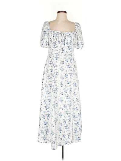 Pre-owned Unbranded Casual Dress In White