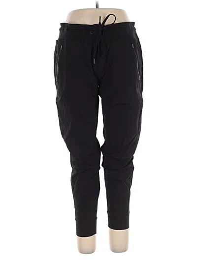 Pre-owned Athleta Track Pants In Black