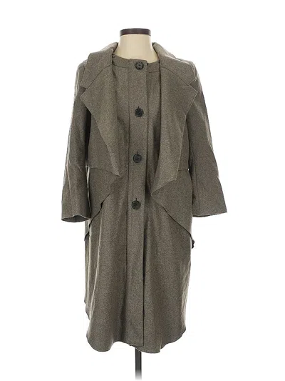 Pre-owned Proenza Schouler Wool Coat In Gray