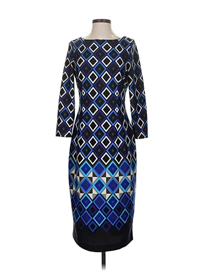 Pre-owned Eliza J Cocktail Dress In Blue