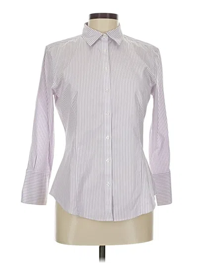 Pre-owned Brooks Brothers Long Sleeve Button Down Shirt In Purple