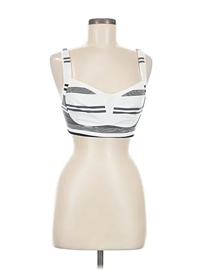 Pre-owned Lululemon Athletica Sports Bra In Silver