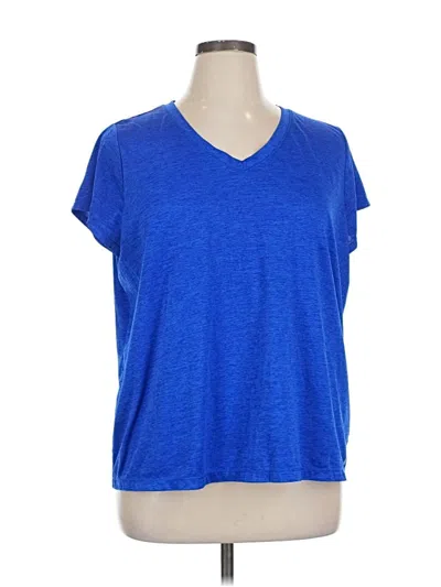Pre-owned Xersion Short Sleeve T-shirt In Blue