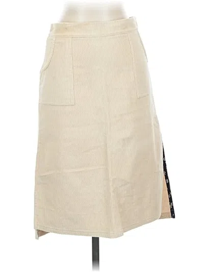 Pre-owned Pol Casual Skirt In White