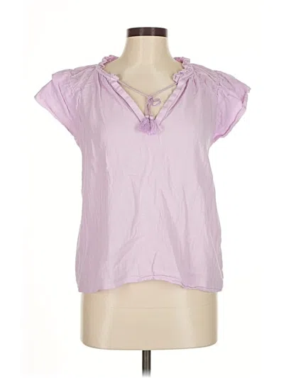 Pre-owned Honorine Short Sleeve Blouse In Pink