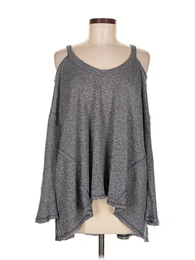 Pre-owned Deletta Pullover Sweater In Gray