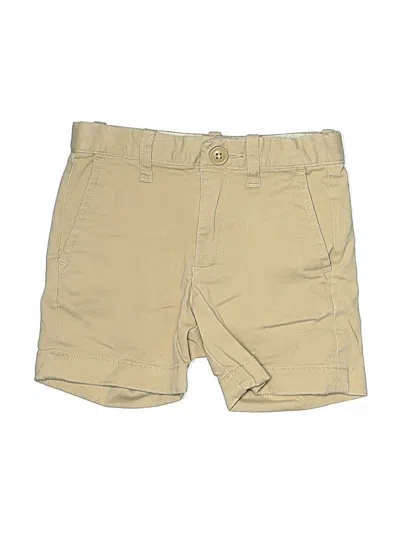 Pre-owned Crewcuts Kids' Khaki Shorts In Brown