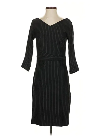 Pre-owned Ann Taylor Cocktail Dress In Black