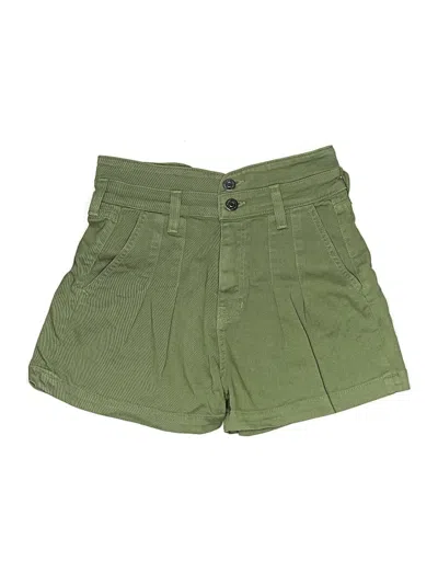 Pre-owned Veronica Beard Jeans Khaki Shorts In Green