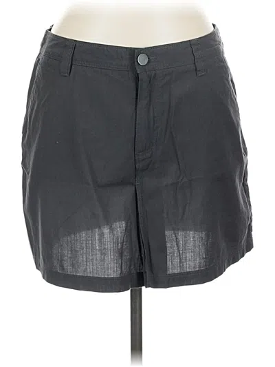 Pre-owned Icebreaker Wool Skirt In Gray