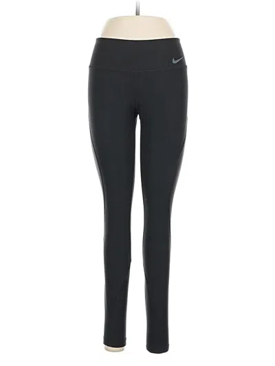 Pre-owned Nike Active Pants In Black