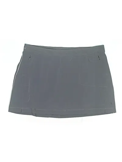 Pre-owned Danskin Now Casual Skirt In Gray