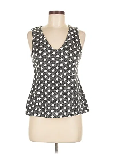 Pre-owned Maeve By Anthropologie Sleeveless Top Black Halter Neckline Tops