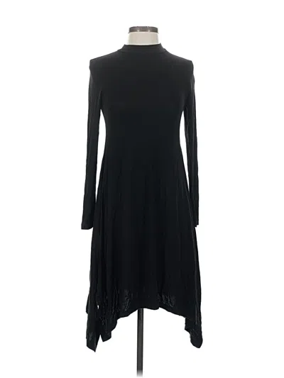 Pre-owned Piko Casual Dress In Black