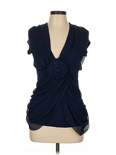 Pre-owned Deletta Sleeveless Blouse In Blue