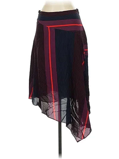 Pre-owned Joie Casual Skirt In Burgundy