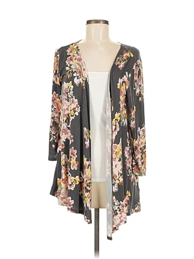 Pre-owned Maurices Cardigan Sweater In Gray