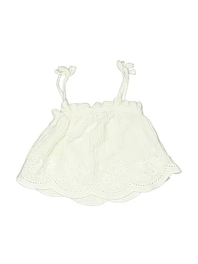 Pre-owned Modern Moments Babies' Sleeveless Top Ivory Halter Neckline Tops In White